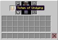 The effects of the Totem of Undying wear off once the player's life is saved (Image via Minecraft)